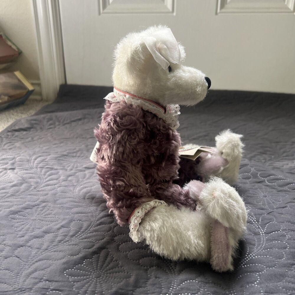 VTG 1998 GANZ COTTAGE COLLECTIBLES TEDDY LINDSEY JOINTED POSEABLE PLUSH BEAR 20’ - Picture 6 of 16